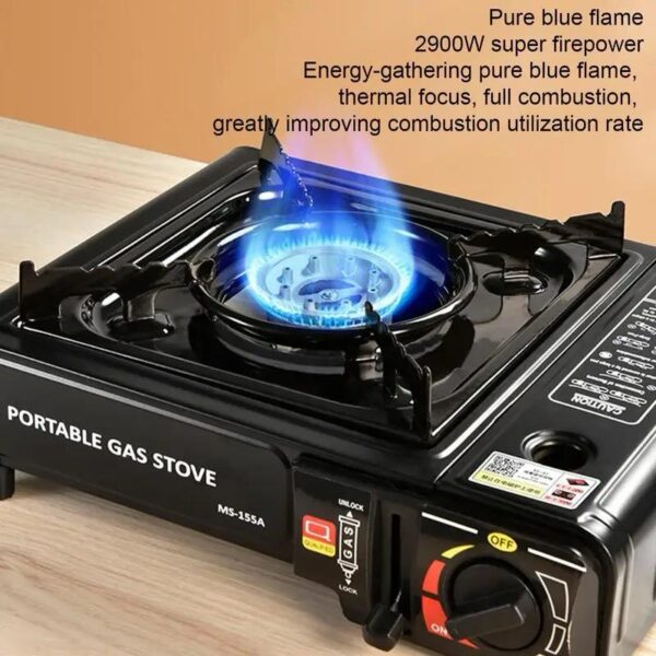 Portable Butaane Outdoor Cooking Gas Stove. Outdoor Portable Gas Stove Camping Hiking Picnic Set Camping Stove Equipment for Hiking Trekking Picnic Party