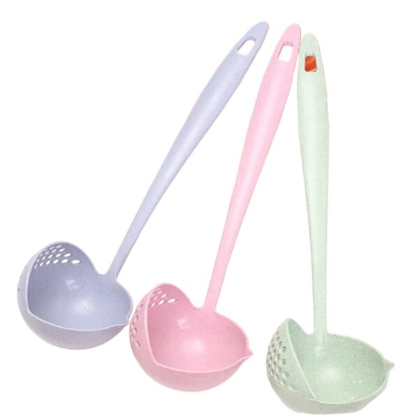 Colander Scoop Durable Multifunctional Strainer Spoon Strainer Slotted Spoon Ski Spoon One Size Size: 23.5x8cm.