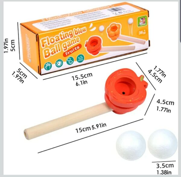 Suspended Blowing Ball,Blowing Toys Floating Balls Breath Exerciser | Fun Cognitive Development Ergonomic Smooth Tool for Children's Day Easter