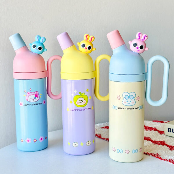 2025 New Fashion Gift Cute Cartoon Doll Stainless Steel Water Bottle Vacuum Flasks Thermoses Cups
