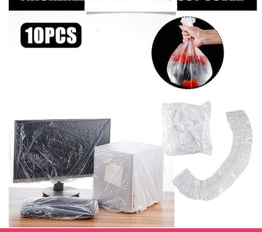 10Pcs Thickened Disposable Transparent Dust Cover