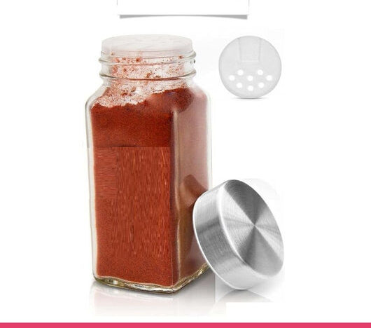 120ml Salt & Pepper Glass Spices Jars