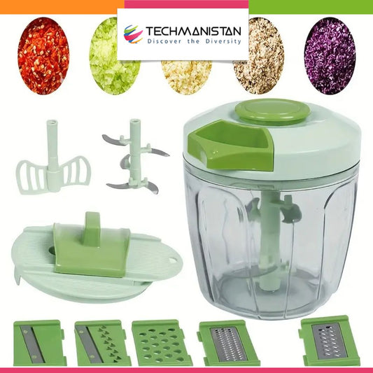 2in1 Hand Pull Mincer and Grater