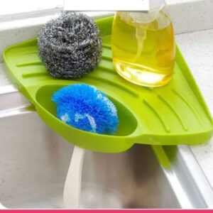 Sink Corner Rack with Tray Storage Organizer