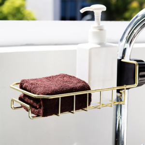Sink Faucet Sponge Holder Sink Caddy Organizer