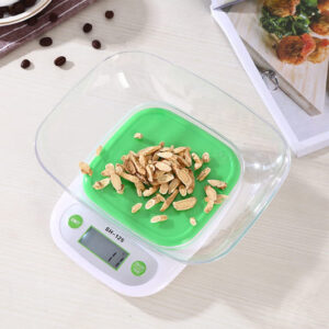 Digital Kitchen Scale with Detachable Bowl -- 5kg Precision Weighing Scale