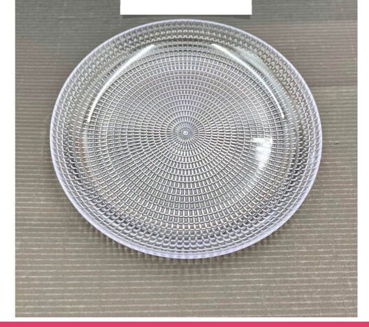 Pack of 6 - Acrylic Round Serving Plate