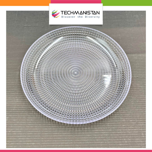Pack of 6 - Acrylic Round Serving Plate