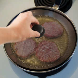 Steel Mesh Splatter Screen - Frying Pan Cover