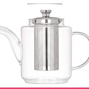 Borosilicate Glass Teapot with Stainless Steel Infuser