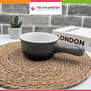 Ceramic Soup Bowl with Handle