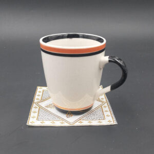Pack of 6 - PVC Cup Coasters - Golden