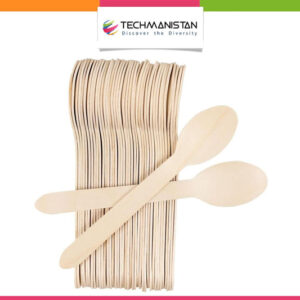 Pack of 36 - Disposable Wooden Spoons Wooden Utensils