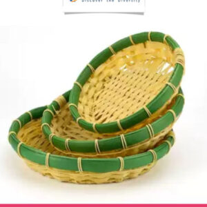 Round Bread Basket, Round Eco-Friendly Fruit & Bread Tray