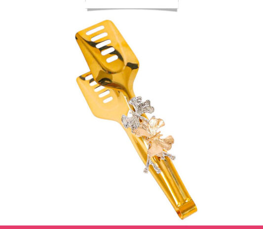 Stainless Steel Luxury Frying Oil Straining Tong