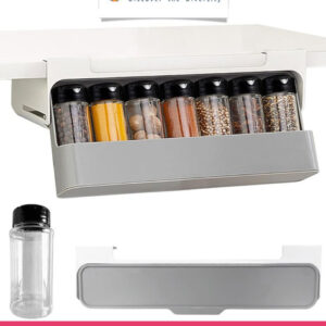 Kitchen Cupboard Store Under Shelf Spice Rack