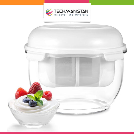 Greek Yogurt Maker with Fine Mesh Yougurt Strainer