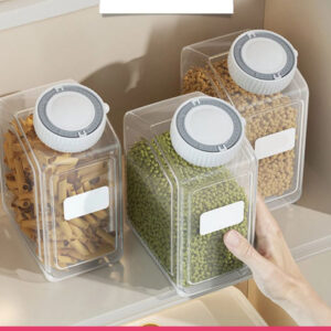 Airtight Food Storage Container with Rotating Cap