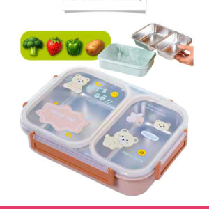 desin_73.jpg 2 Compartment Insulated Lunch Box with Lid