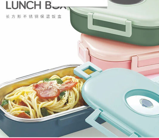 Single Compartment Insulated Lunch Box 710ml -- Stainless Steel