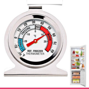 Refrigerator Thermometer with Hook and Panel Base Hang