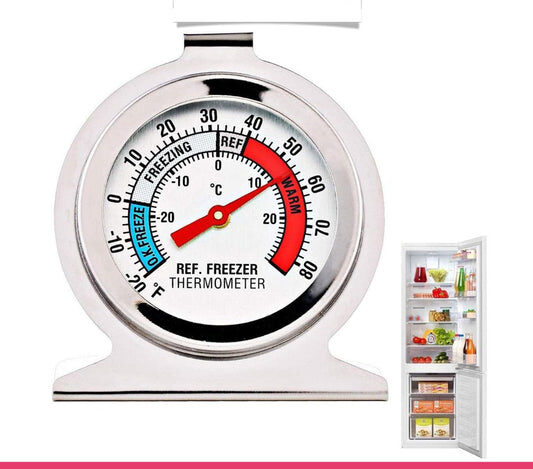 Refrigerator Thermometer with Hook and Panel Base Hang