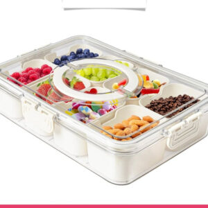 Detachable Dividers Portable Snack box