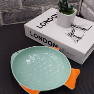 Fish Shape Ceramic Dinner Bowl