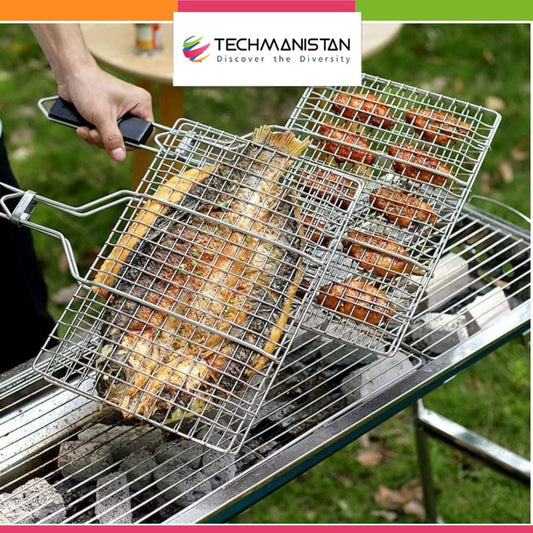 Foldable Fish Grill Basket