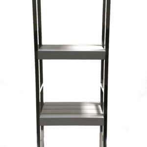 Heavy Duty Stainless Steel Rods Wooden Shelves Rack, Multipurposed Rack, Shoe Organizer, Kitchen Shelves Organizer Rack Books Shelves Rack Books Organizer, Outdoor Plant Pots Stand
