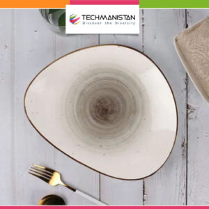 Irregular Ceramic Lunch Serving Plate
