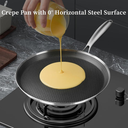 Double Sided Laser Coated Honeycomb Frying Pan/Tawa
