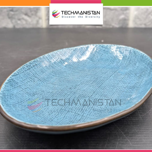 Oval Ceramic Serving Tray