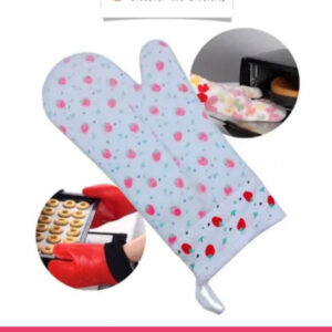 Random Design Cotton Gloves with Silicon Coating