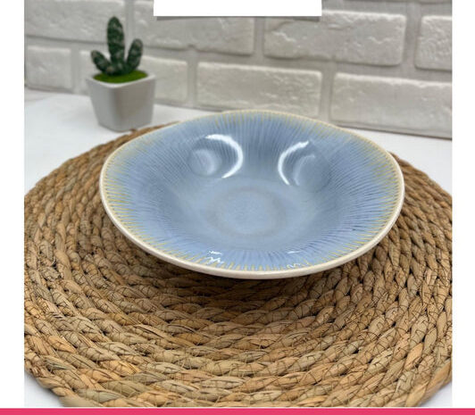 Round Ceramic Salad Bowl