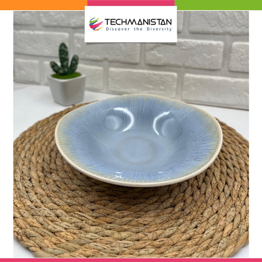 Round Ceramic Salad Bowl