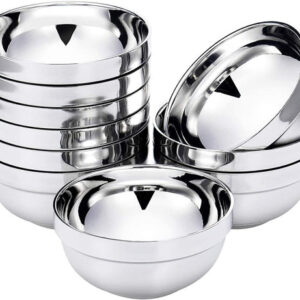 Set of 10 - Double Layer Heat Insulated Bowl