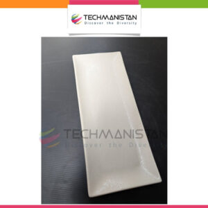 Textured Stoneware Rectangular Serving Plate