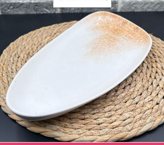 Triangle Ceramic Serving Plate