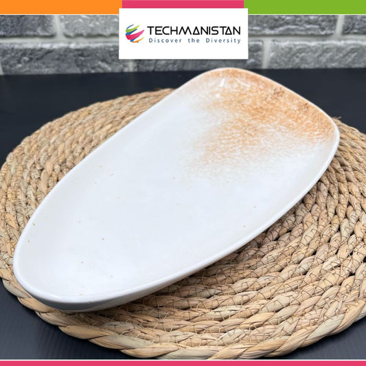 Triangle Ceramic Serving Plate